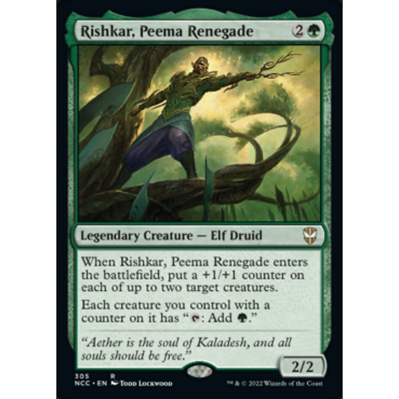 Rishkar, Peema Renegade [Streets of New Capenna Commander]