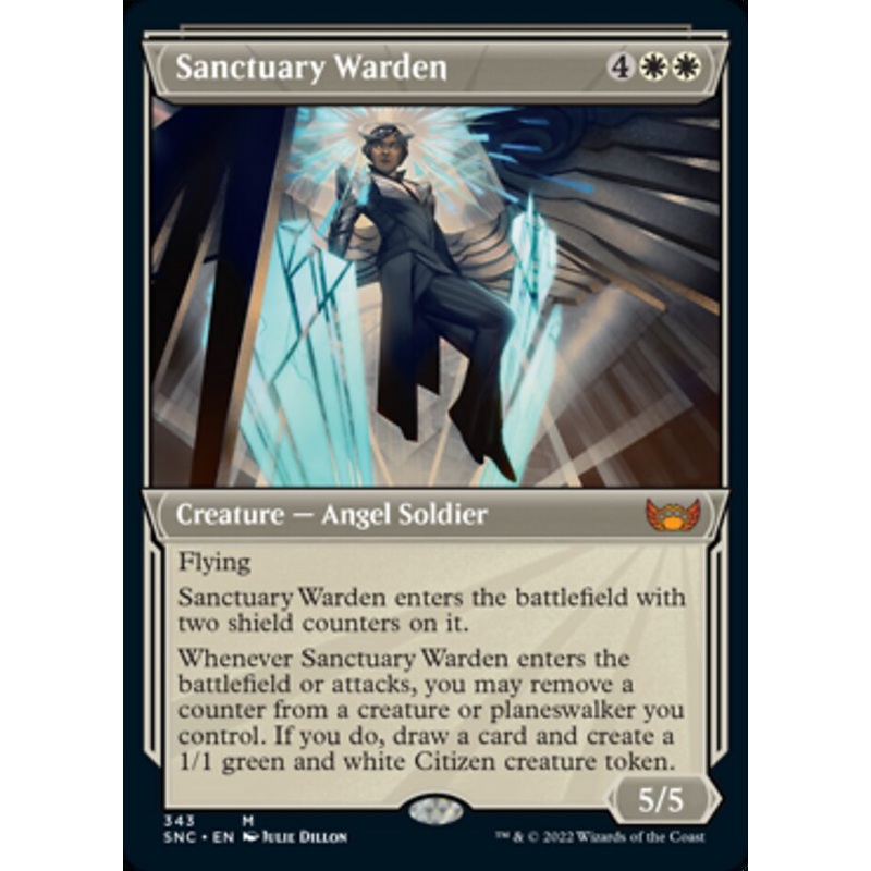 Sanctuary Warden (Showcase Art Deco) [Streets of New Capenna]