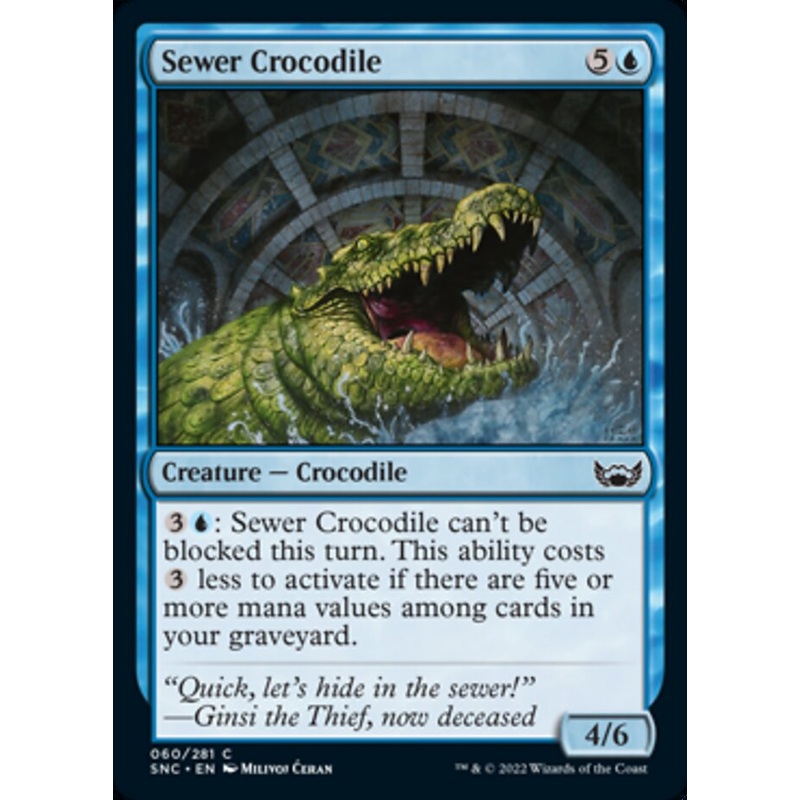 Sewer Crocodile [Streets of New Capenna]