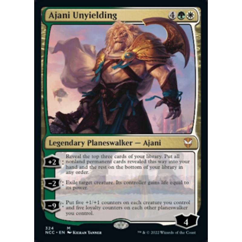 Ajani Unyielding [Streets of New Capenna Commander]