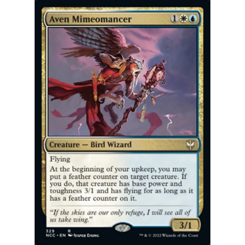 Aven Mimeomancer [Streets of New Capenna Commander]