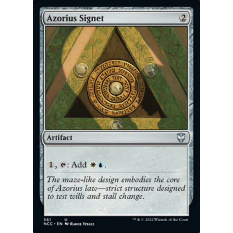 Azorius Signet [Streets of New Capenna Commander]