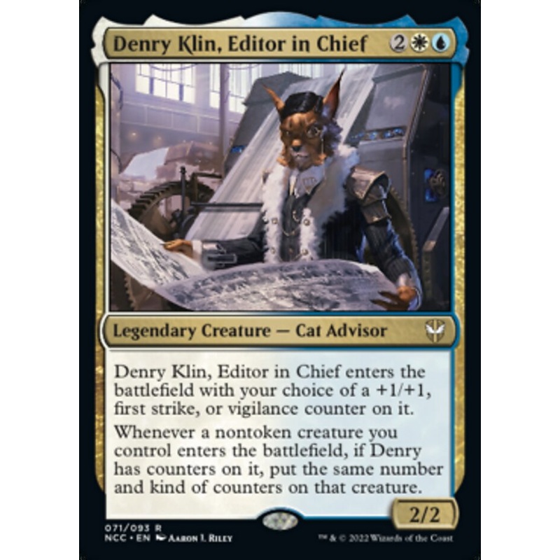 Denry Klin, Editor in Chief [Streets of New Capenna Commander]