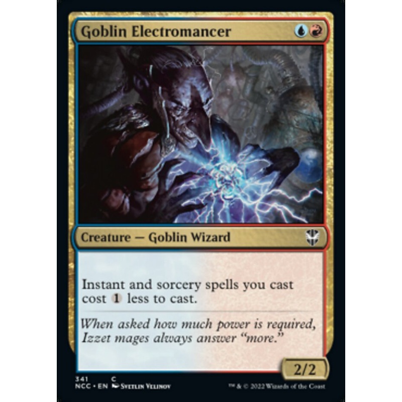 Goblin Electromancer [Streets of New Capenna Commander]