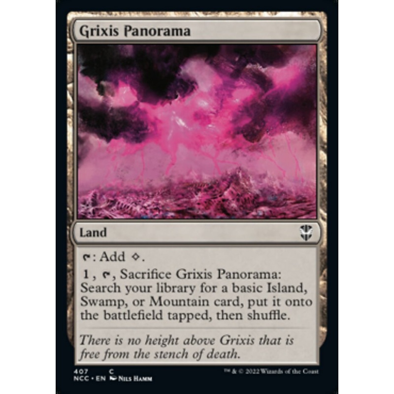Grixis Panorama [Streets of New Capenna Commander]