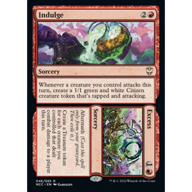 Indulge // Excess [Streets of New Capenna Commander]