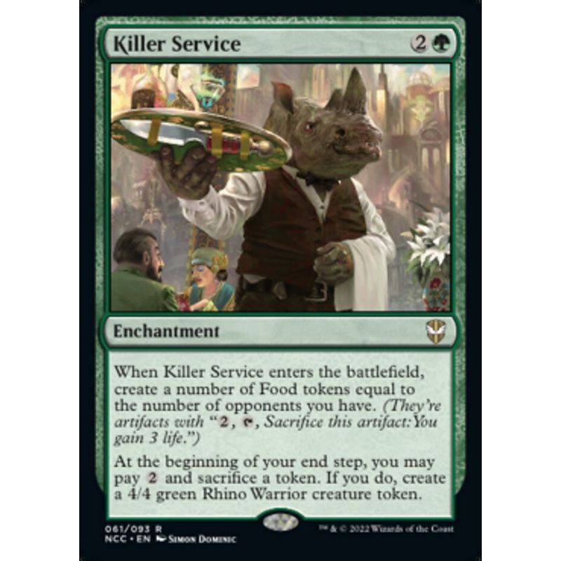 Killer Service [Streets of New Capenna Commander]