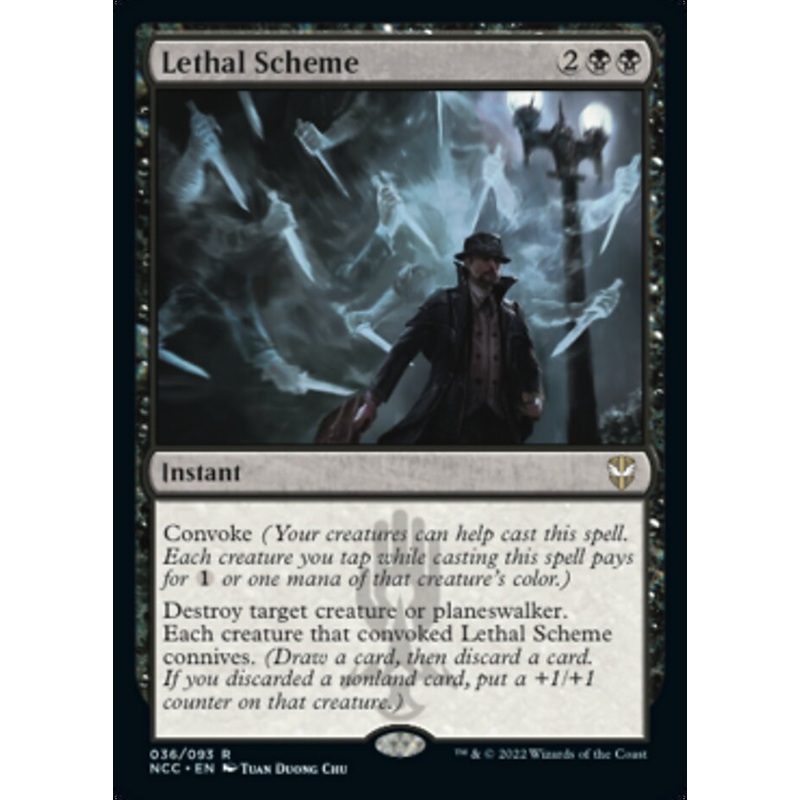 Lethal Scheme [Streets of New Capenna Commander]