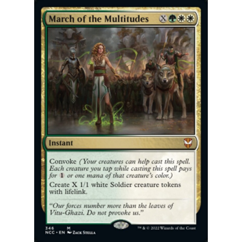 March of the Multitudes [Streets of New Capenna Commander]
