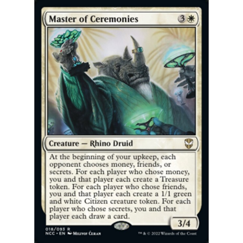Master of Ceremonies [Streets of New Capenna Commander]