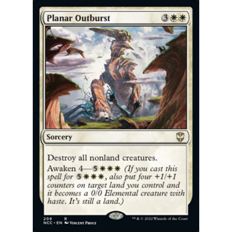 Planar Outburst [Streets of New Capenna Commander]