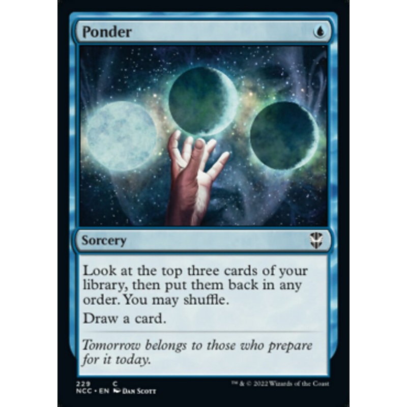 Ponder [Streets of New Capenna Commander]