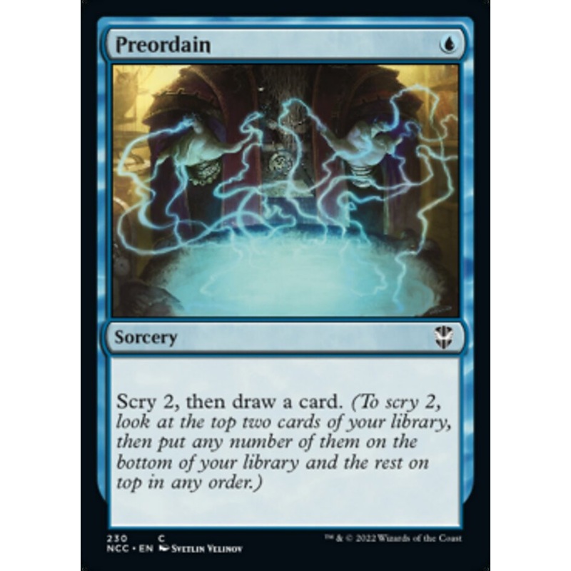 Preordain [Streets of New Capenna Commander]