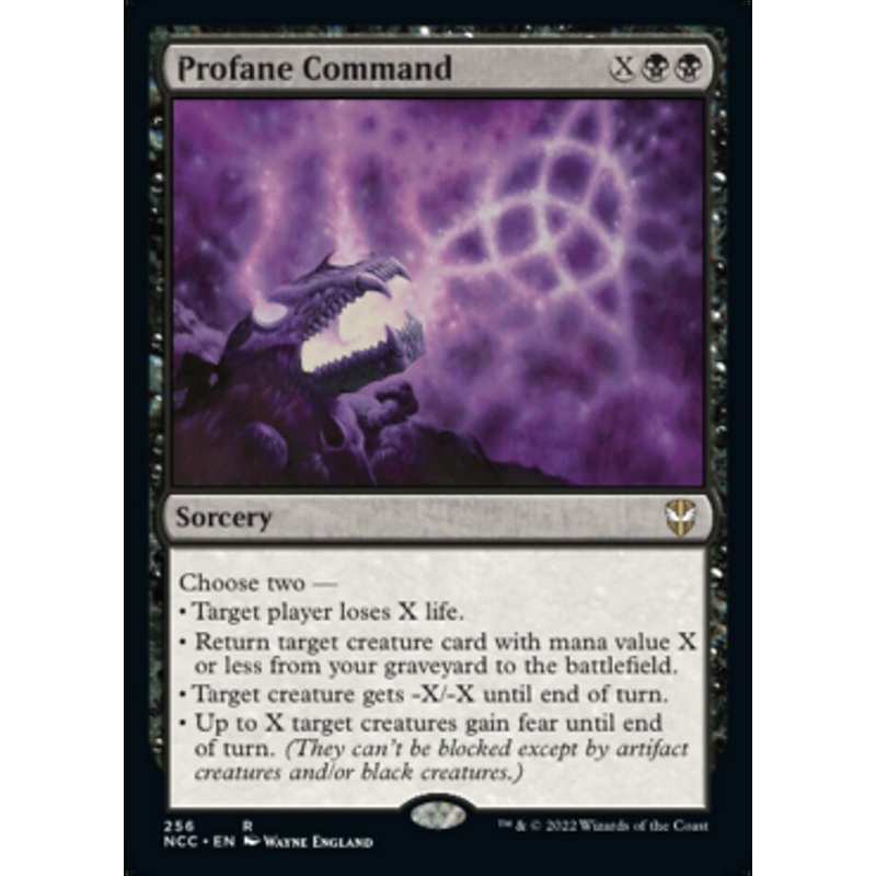 Profane Command [Streets of New Capenna Commander]