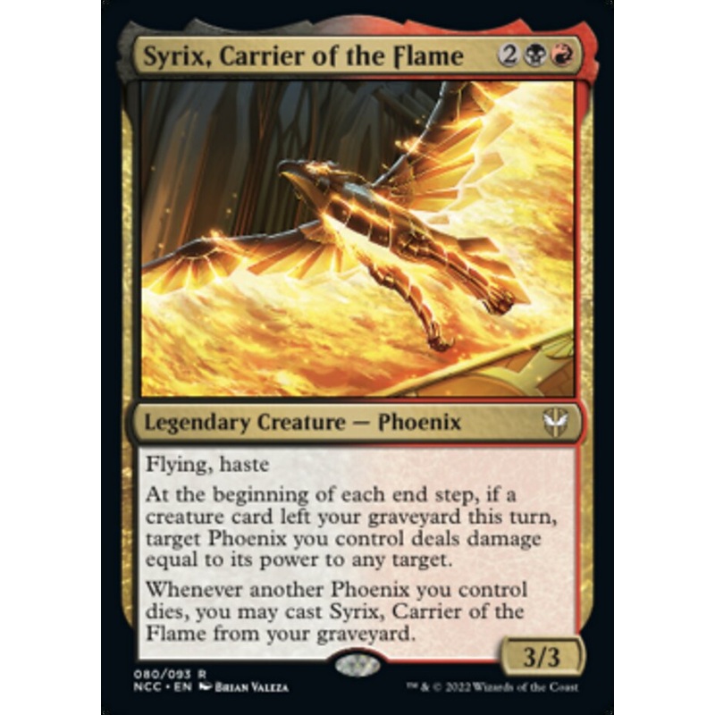 Syrix, Carrier of the Flame [Streets of New Capenna Commander]