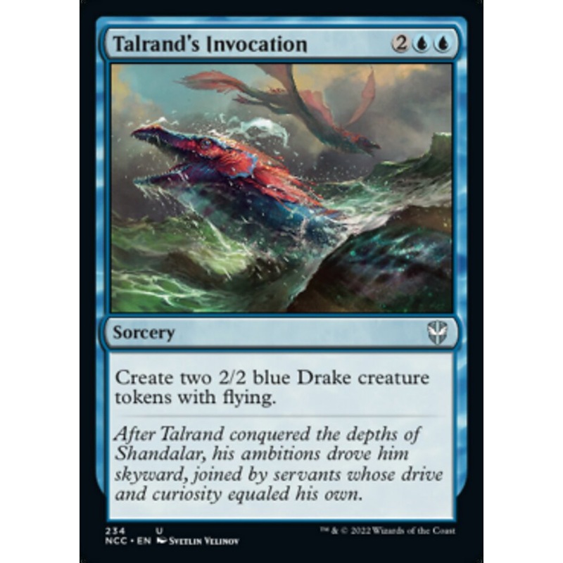 Talrand's Invocation [Streets of New Capenna Commander]