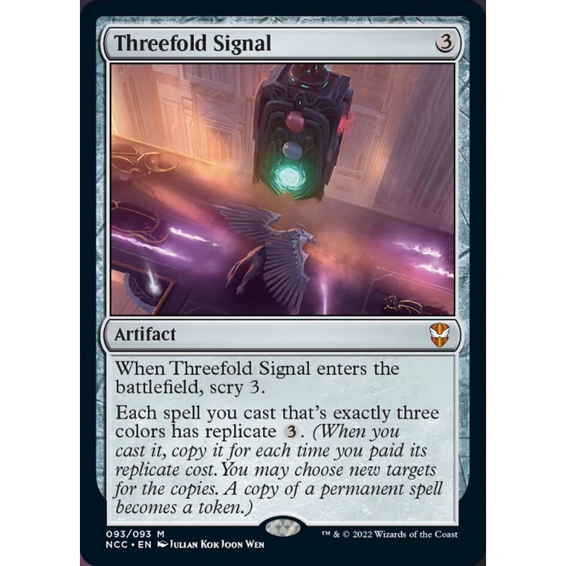 Threefold Signal [Streets of New Capenna Commander]