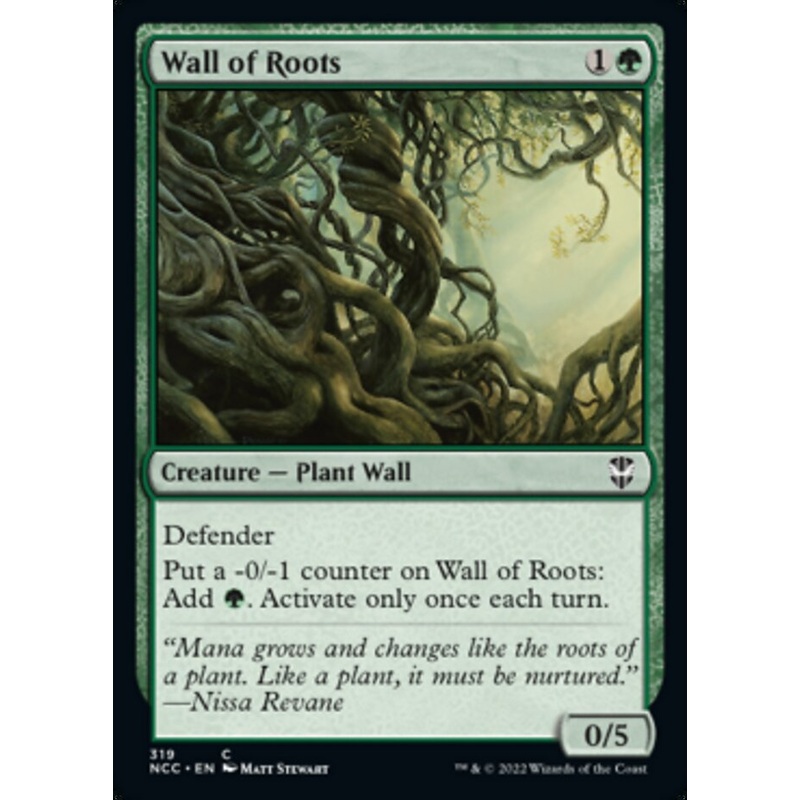 Wall of Roots [Streets of New Capenna Commander]