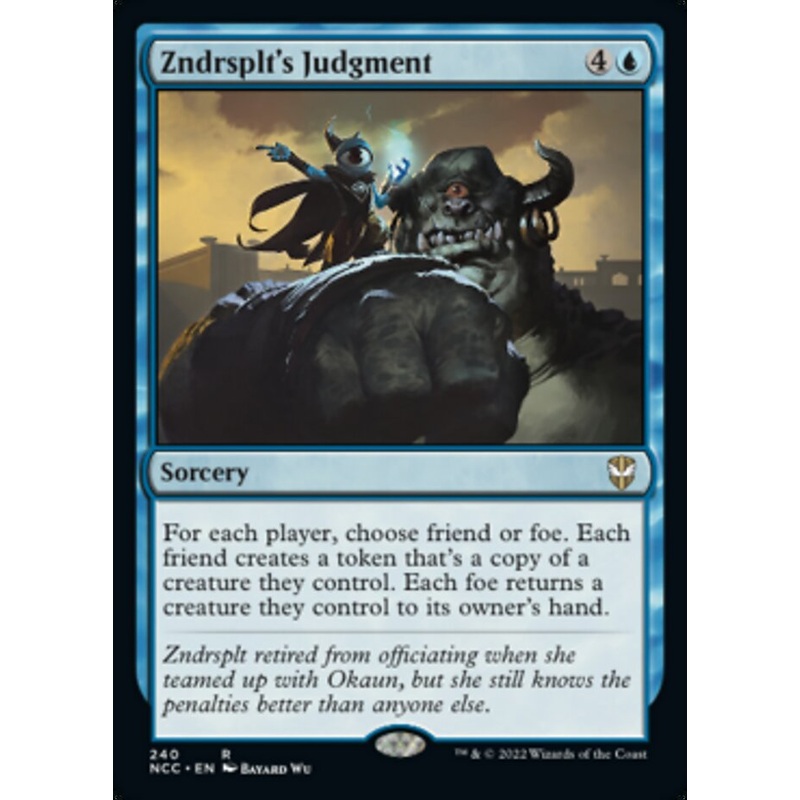 Zndrsplt's Judgment [Streets of New Capenna Commander]