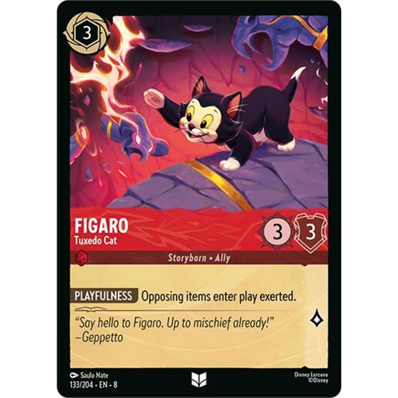 Figaro - Tuxedo Cat (133/204) [Reign of Jafar]
