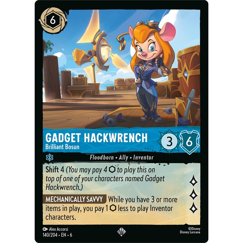 Gadget Hackwrench - Brilliant Bosun (140/204) [Azurite Sea]