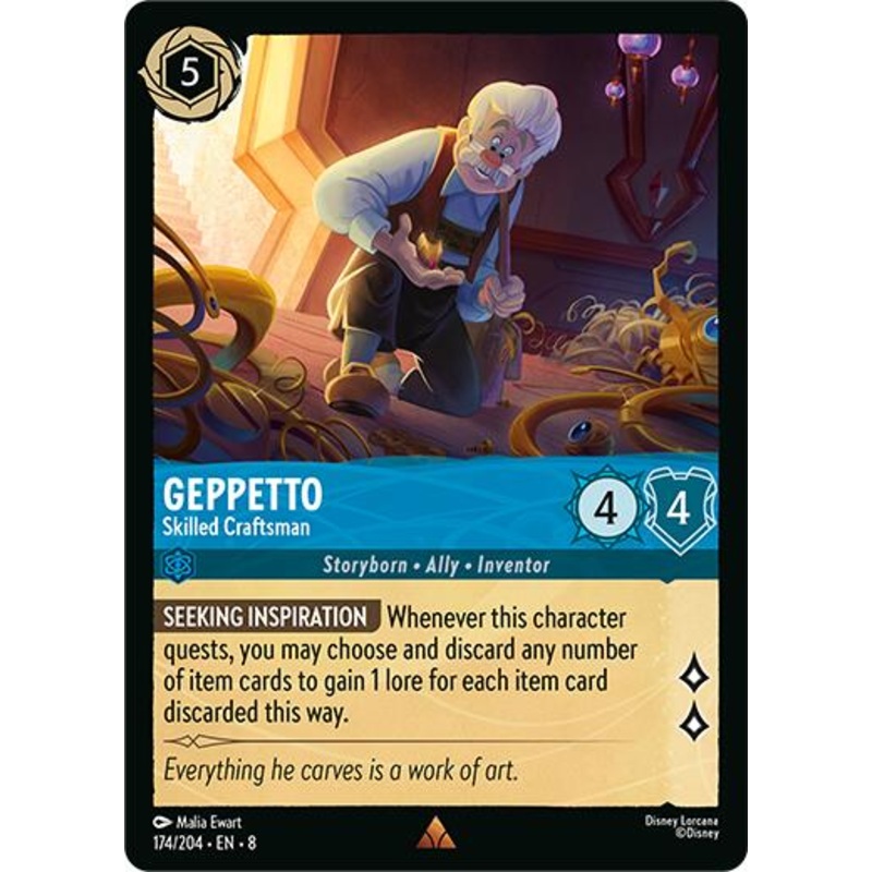 Geppetto  Skilled Craftsman (174/204) [Reign of Jafar]