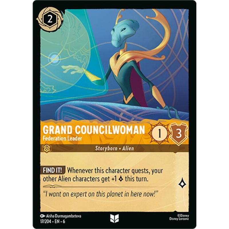 Grand Councilwoman - Federation Leader (17/204) [Azurite Sea]