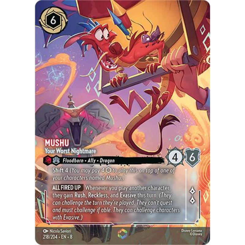 Mushu - Your Worst Nightmare (Enchanted) (218/204) [Reign of Jafar]
