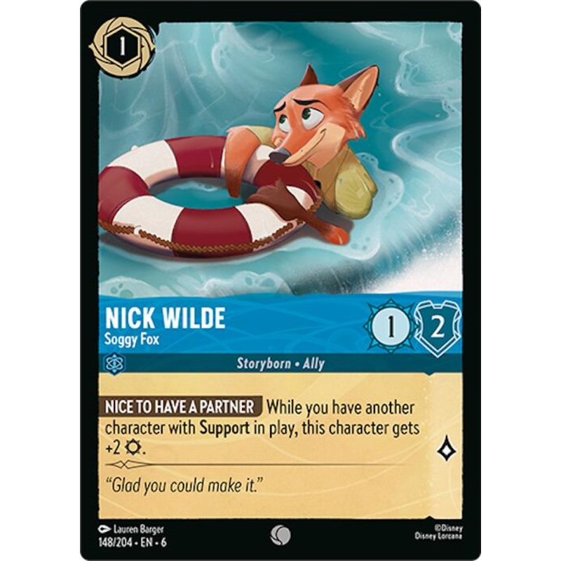 Nick Wilde - Soggy Fox (148/204) [Azurite Sea]