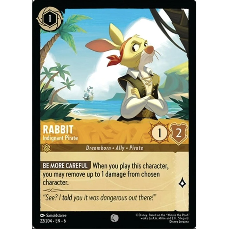 Rabbit - Indignant Pirate (22/204) [Azurite Sea]