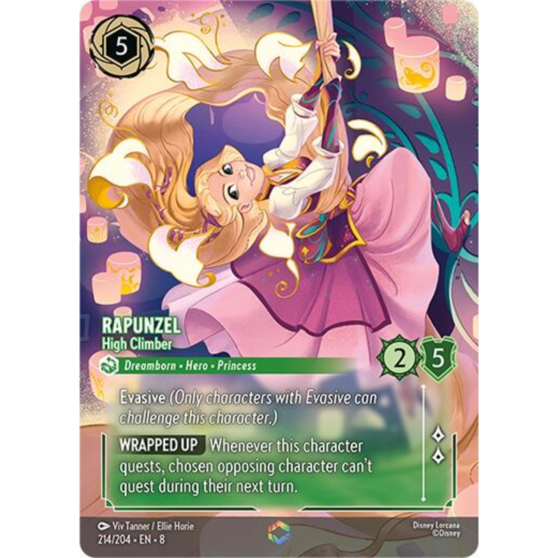 Rapunzel - High Climber (Enchanted) (214/204) [Reign of Jafar]