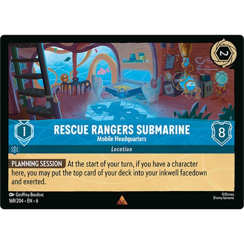 Rescue Rangers Submarine - Mobile Headquarters (169/204) [Azurite Sea]