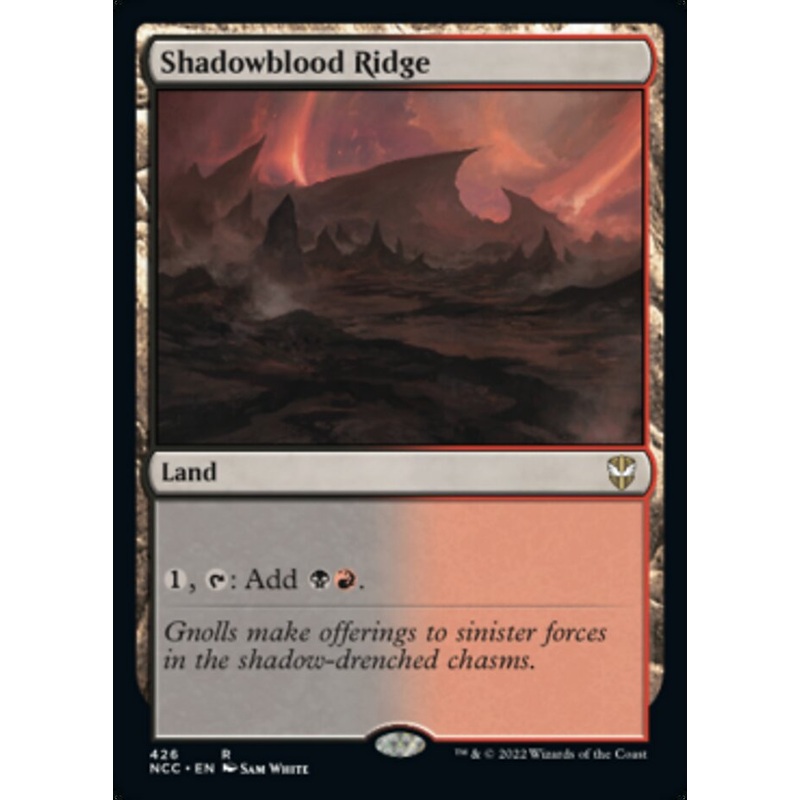 Shadowblood Ridge [Streets of New Capenna Commander]