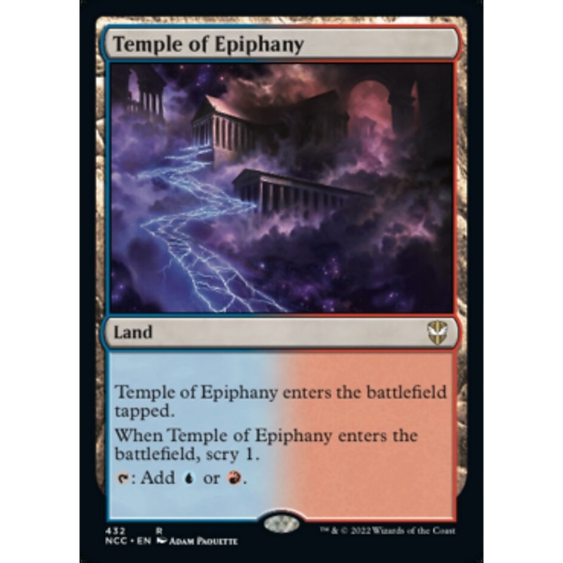 Temple of Epiphany [Streets of New Capenna Commander]