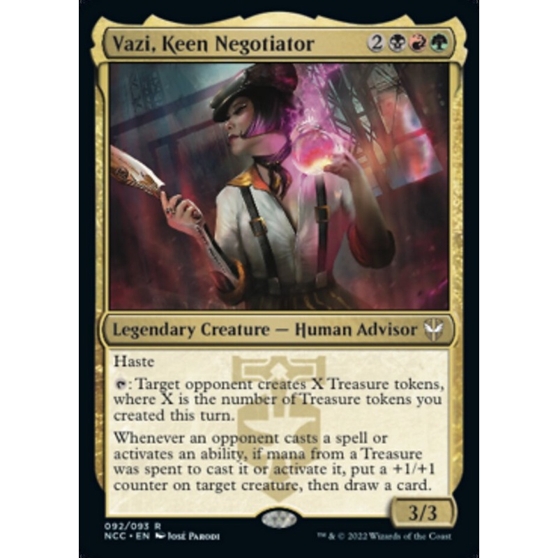Vazi, Keen Negotiator [Streets of New Capenna Commander]