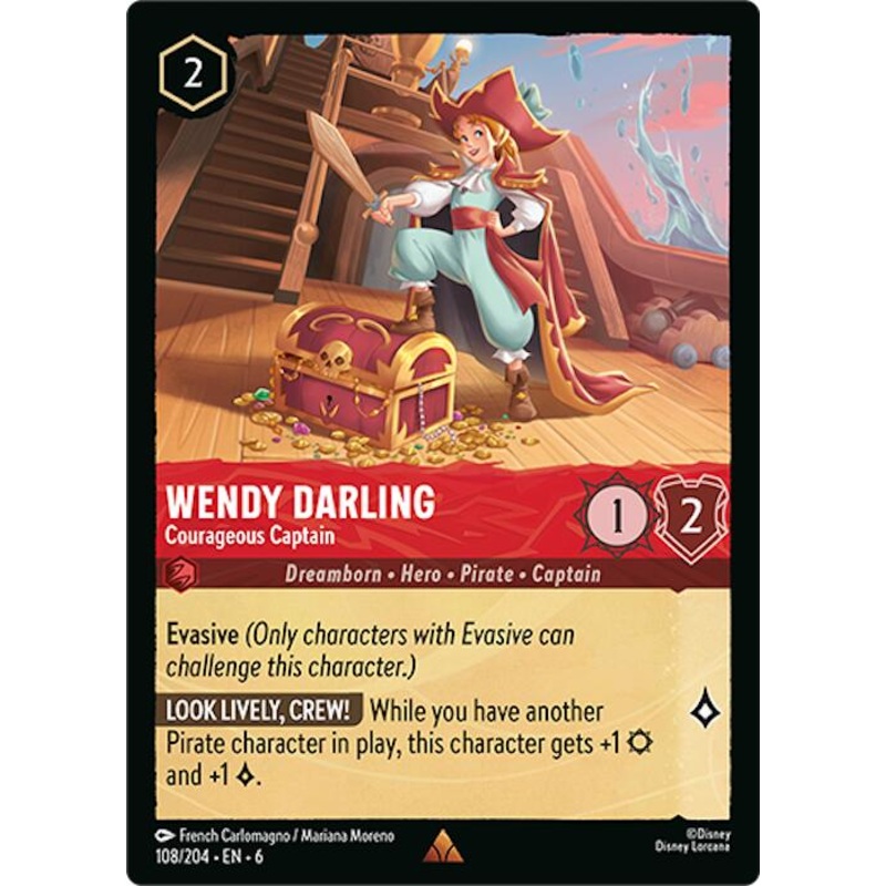 Wendy Darling - Courageous Captain (108/204) [Azurite Sea]