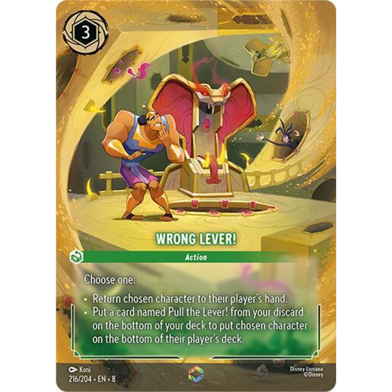 Wrong Lever! (Enchanted) (216/204) [Reign of Jafar]