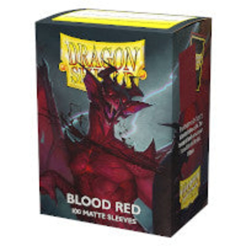 Dragon Shield Sleeves Matte Blood Red (100)