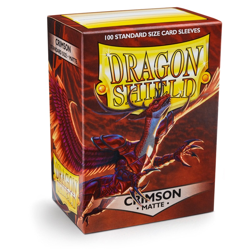 Dragon Shield Sleeves Matte Crimson (100)