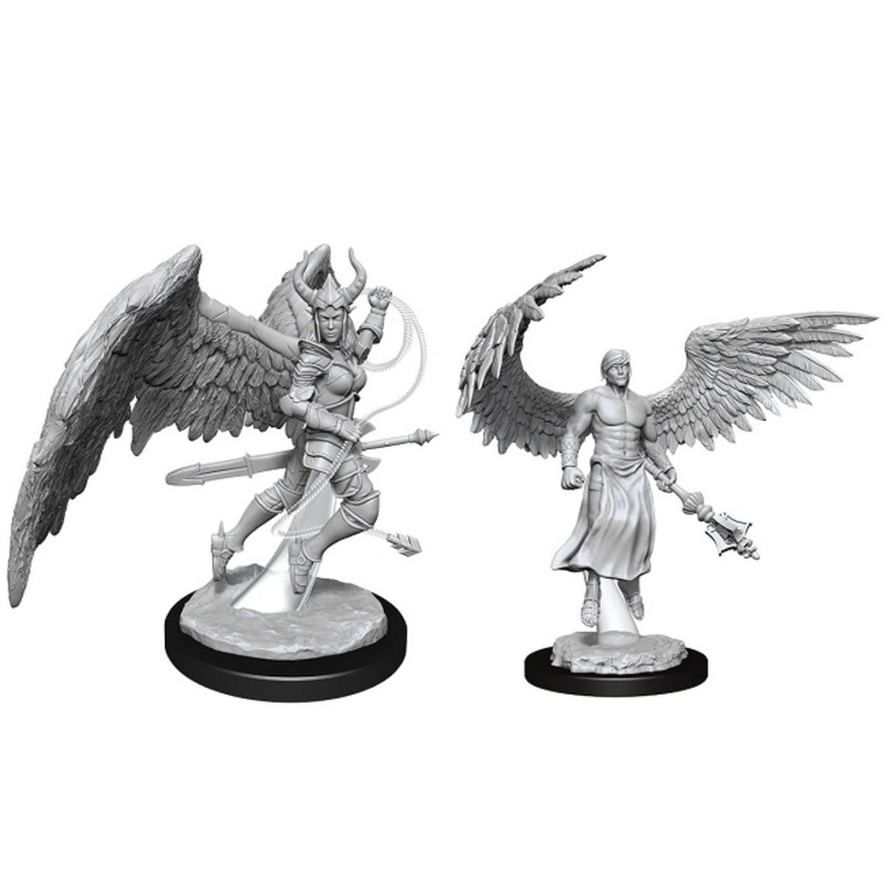 Nolzer's Marvolous Miniatures: Deva & Erinyes