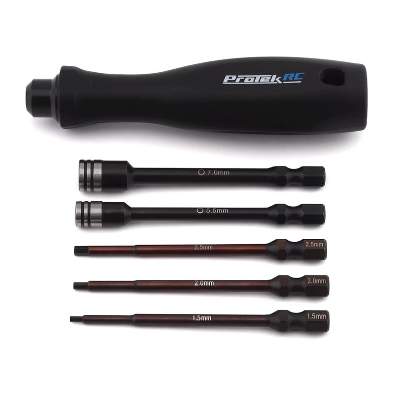 PROTEK PTK-8462 TruTorque 5-Piece 1/4 Drive Hex & Nut Driver Set