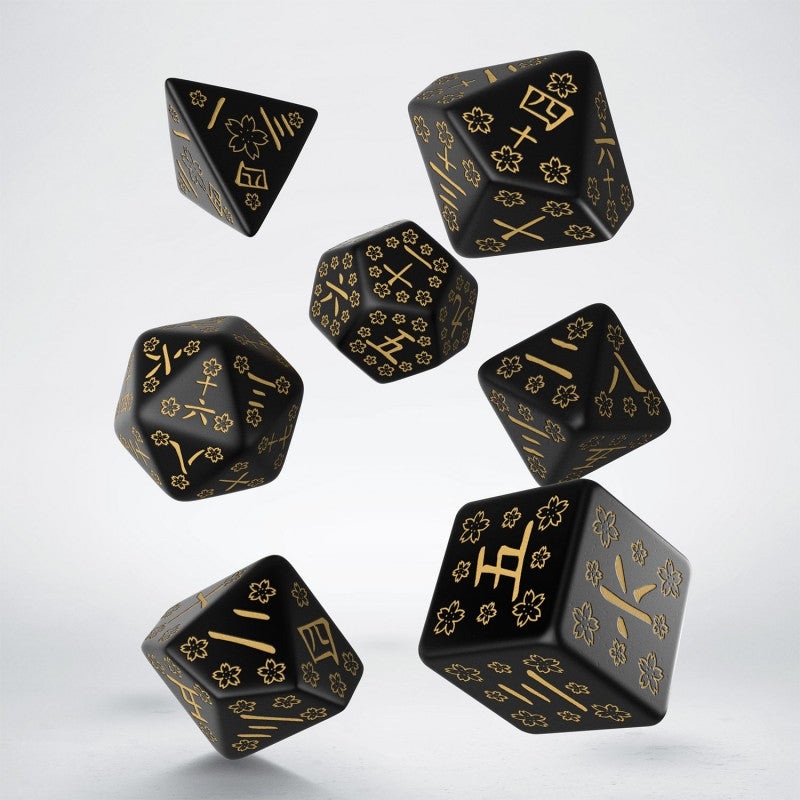Q Workshop - Japanese Dice Set: Deep Night Firefly