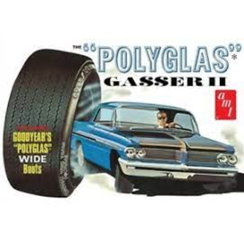 AMT 1092/12 1/25 1962 Pontiac Catalina Polyglas Gasser I