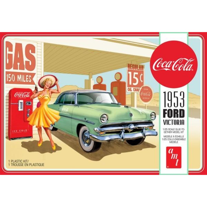 AMT 1146M/12 1/25 1953 Ford Victoria Hardtop w/Coke Machine 2T