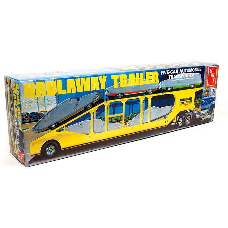 AMT 1193 1/25 5-Car Haulaway Trailer