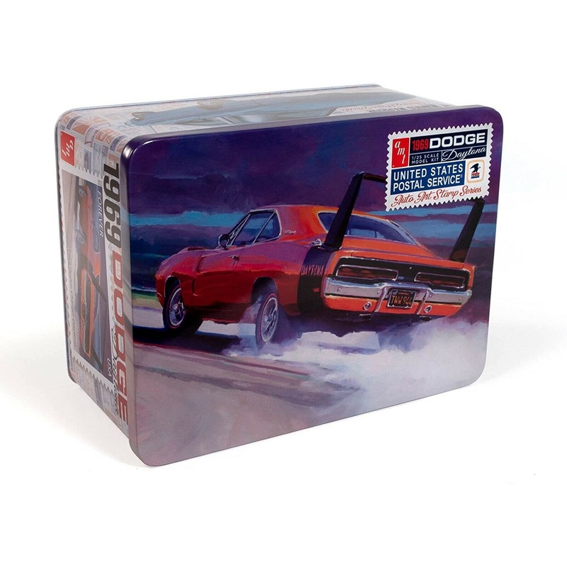 AMT 1232/12 1969 Dodge Charger Daytona USPS Stamp Collector Tin