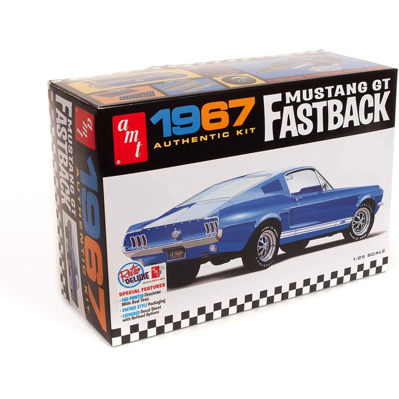 AMT 1241/12 1967 Ford Mustang GT Fastback