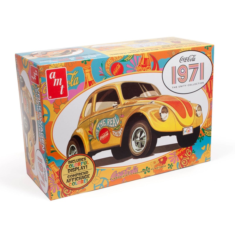 AMT 1284 1/25 Volkswagen Superbug 1971 Unity Graphics (Coke) Bug