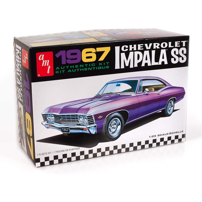 AMT 981 1/25 1967 Chevy Impala SS Stock