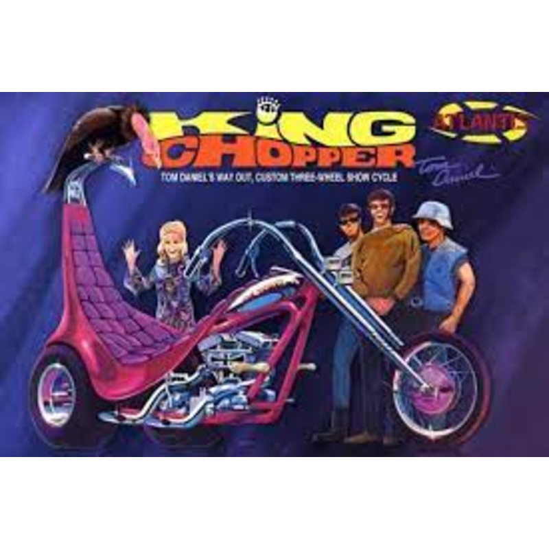 ATLANTIS M224 Tom Daniel King Chopper II 1/8 Plastic Model Trike